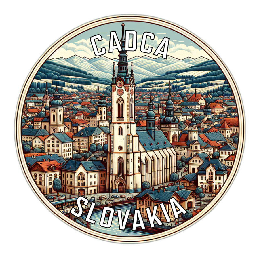 Cadca Slovakia Souvenir Die Cut Flat Magnet Image 1