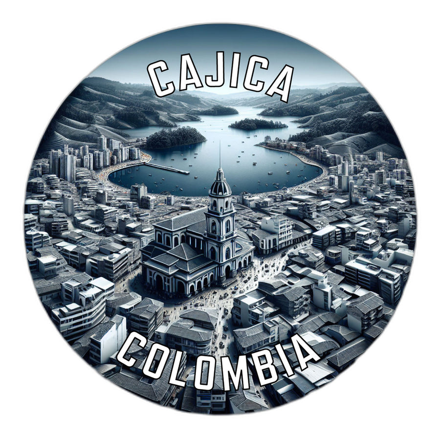 Cajica Colombia Souvenir Die Cut Flat Magnet Image 1