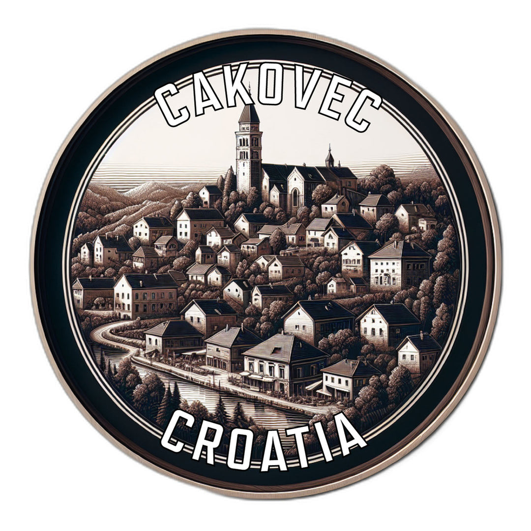 Cakovec Croatia Souvenir Die Cut Flat Magnet Image 1