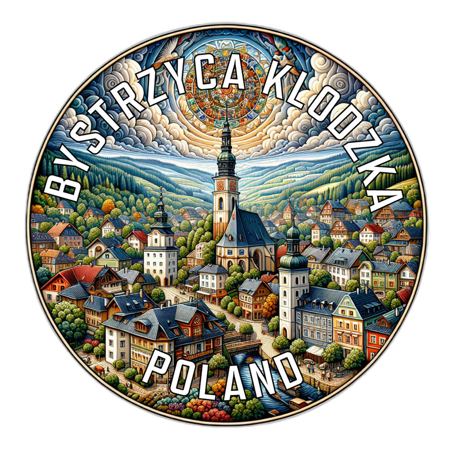 Bystrzyca Klodzka Poland Souvenir Die Cut Flat Magnet Image 1