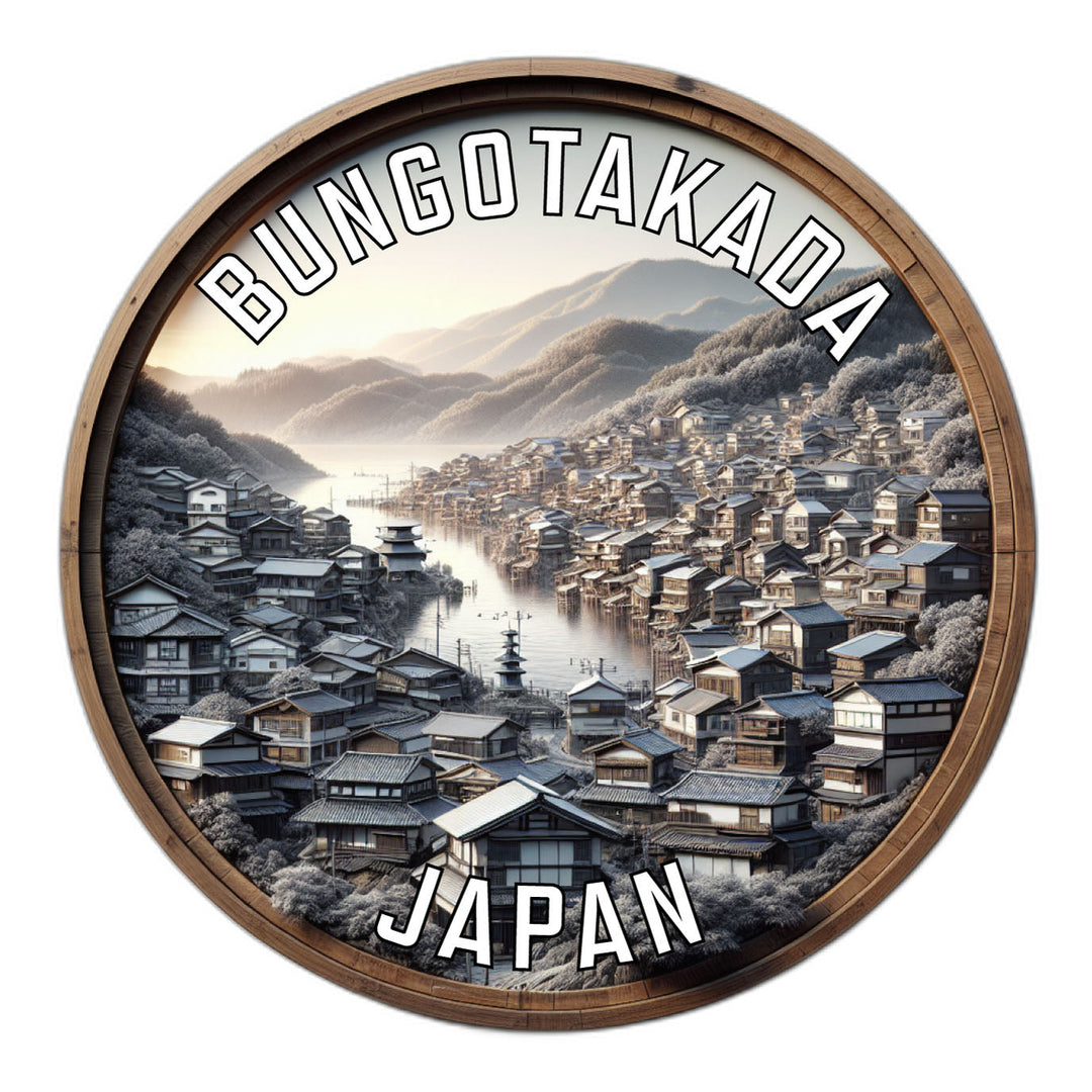 Bungotakada Japan Souvenir Die Cut Flat Magnet Image 1