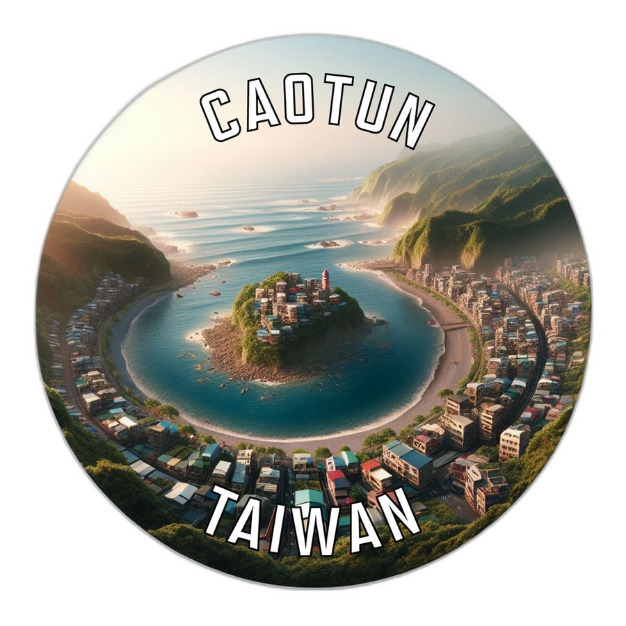 Caotun Taiwan Souvenir Die Cut Flat Magnet Image 1