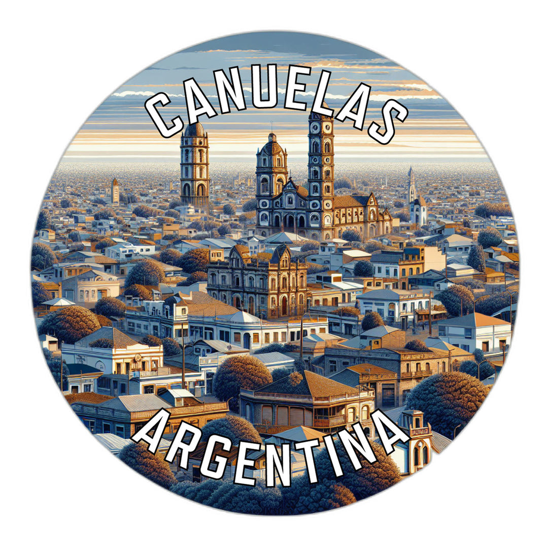 Canuelas Argentina Souvenir Die Cut Flat Magnet Image 1