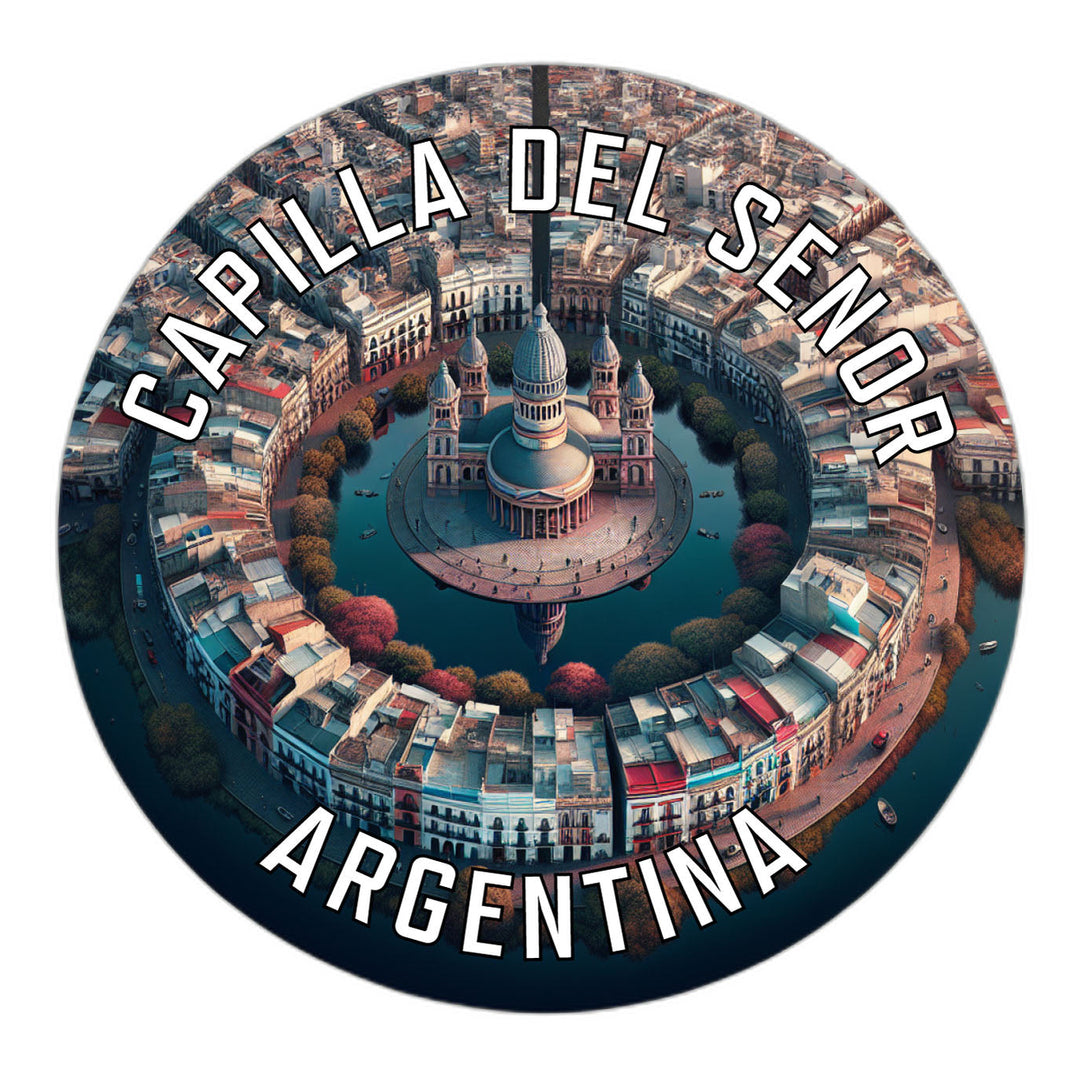 Capilla del Senor Argentina Souvenir Die Cut Flat Magnet Image 1