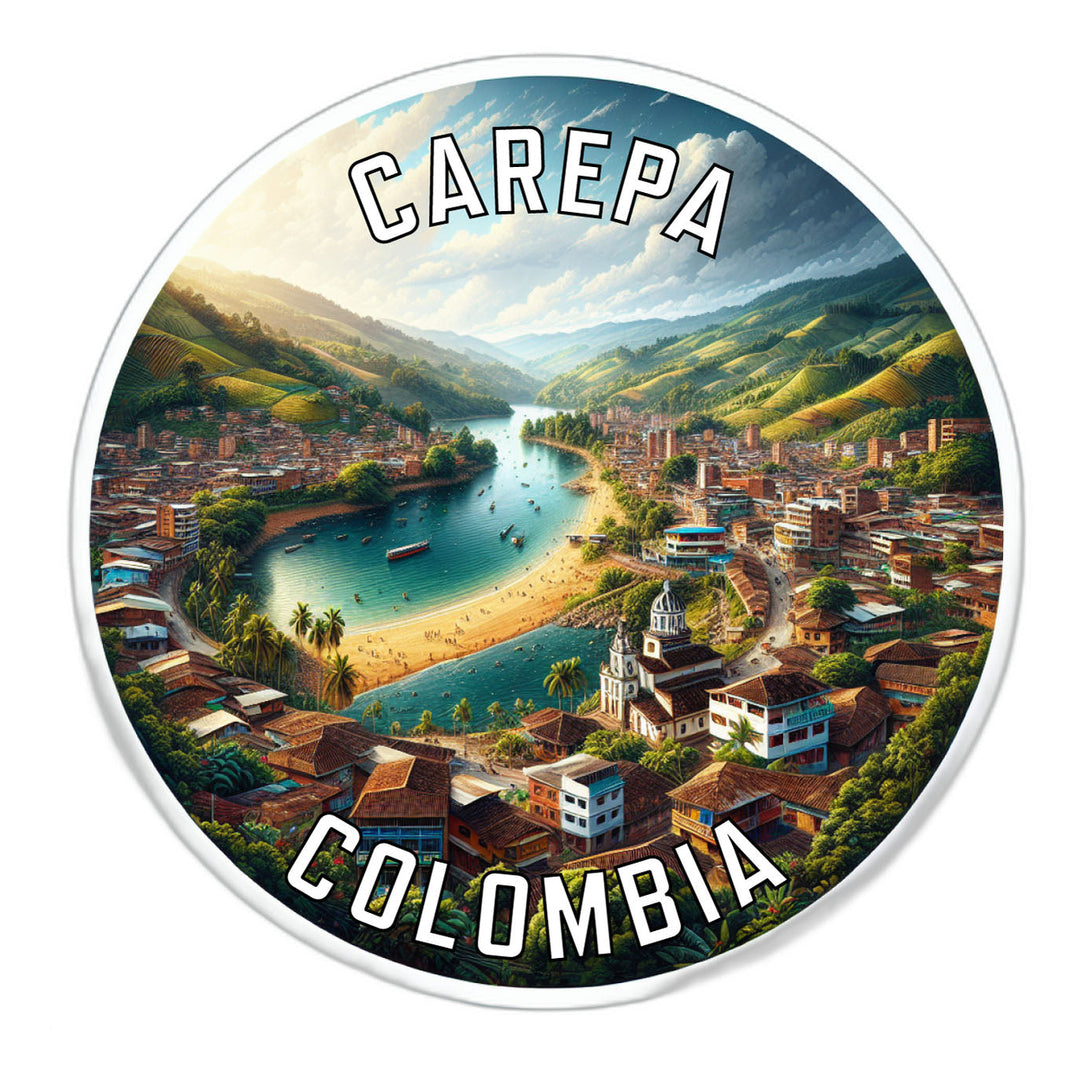 Carepa Colombia Souvenir Die Cut Flat Magnet Image 1