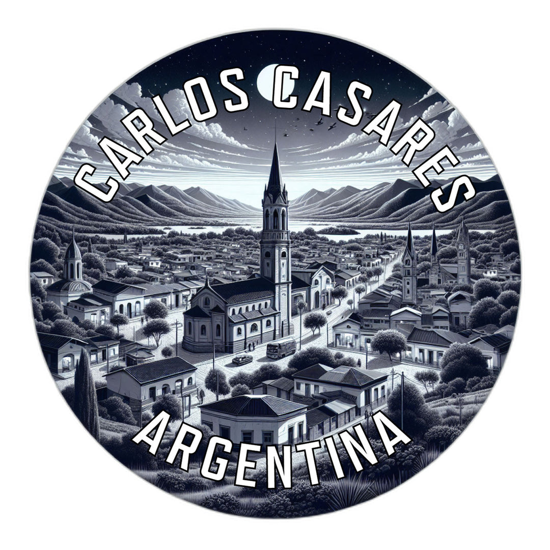 Carlos Casares Argentina Souvenir Die Cut Flat Magnet Image 1