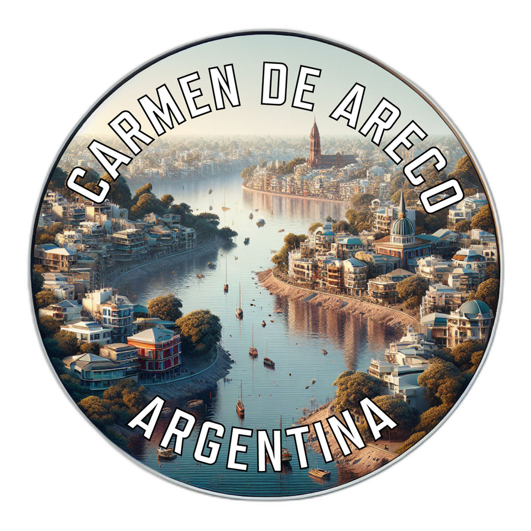 Carmen de Areco Argentina Souvenir Die Cut Flat Magnet Image 1