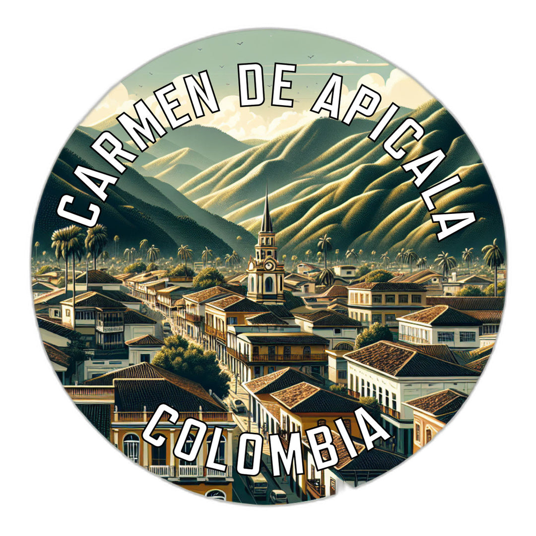 Carmen de Apicala Colombia Souvenir Die Cut Flat Magnet Image 1