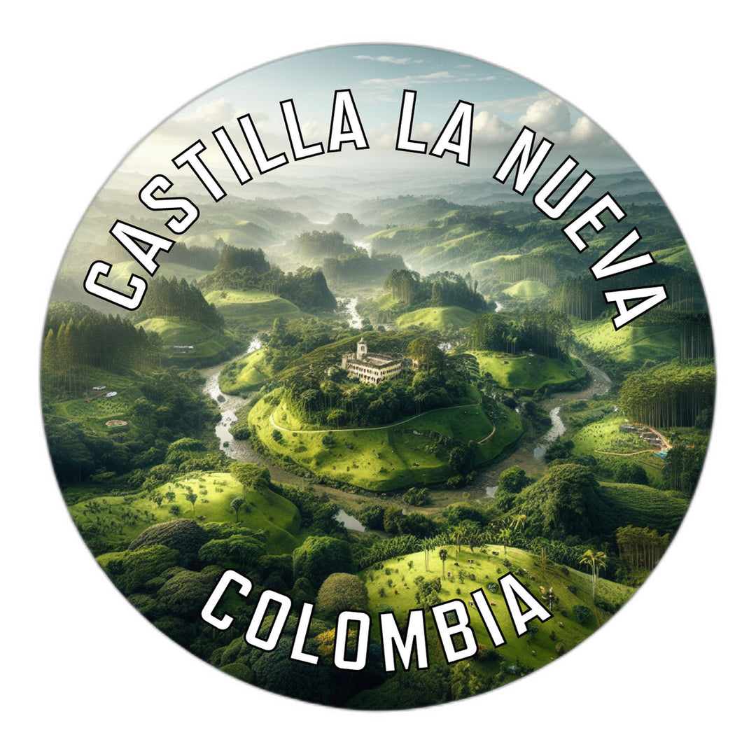 Castilla La Nueva Colombia Souvenir Die Cut Flat Magnet Image 1