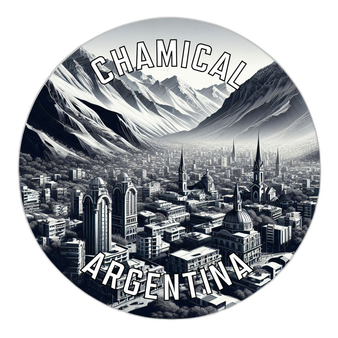 Chamical Argentina Souvenir Die Cut Flat Magnet Image 1