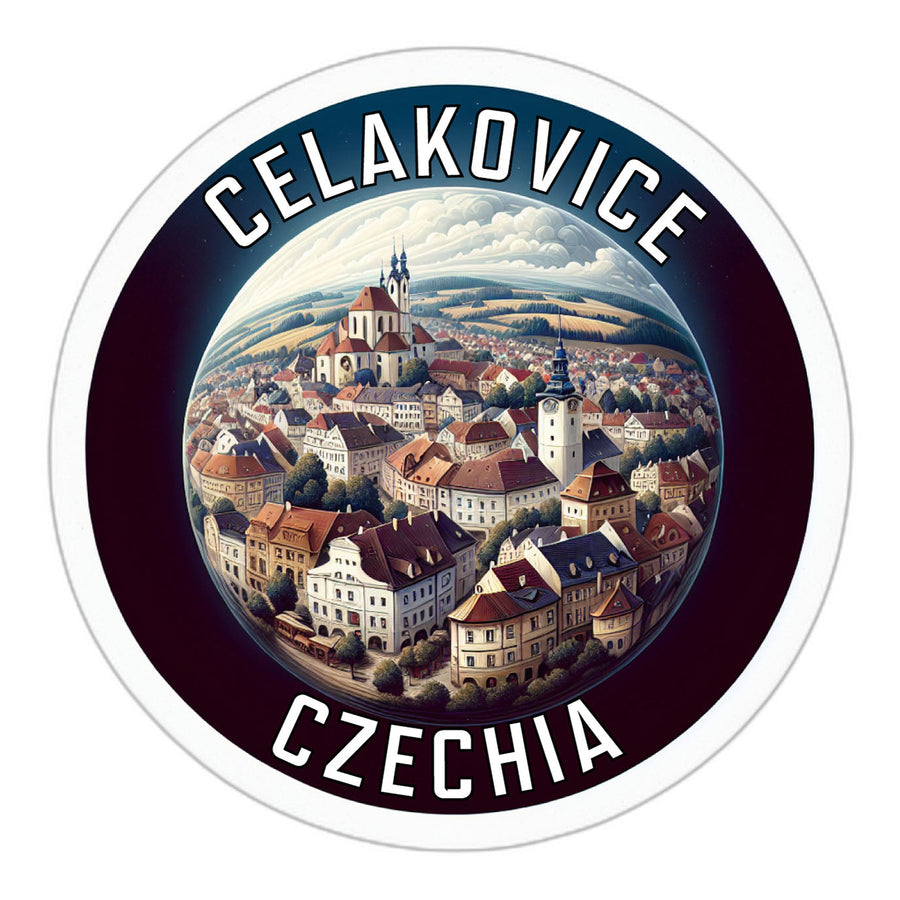 Celakovice Czechia Souvenir Die Cut Flat Magnet Image 1