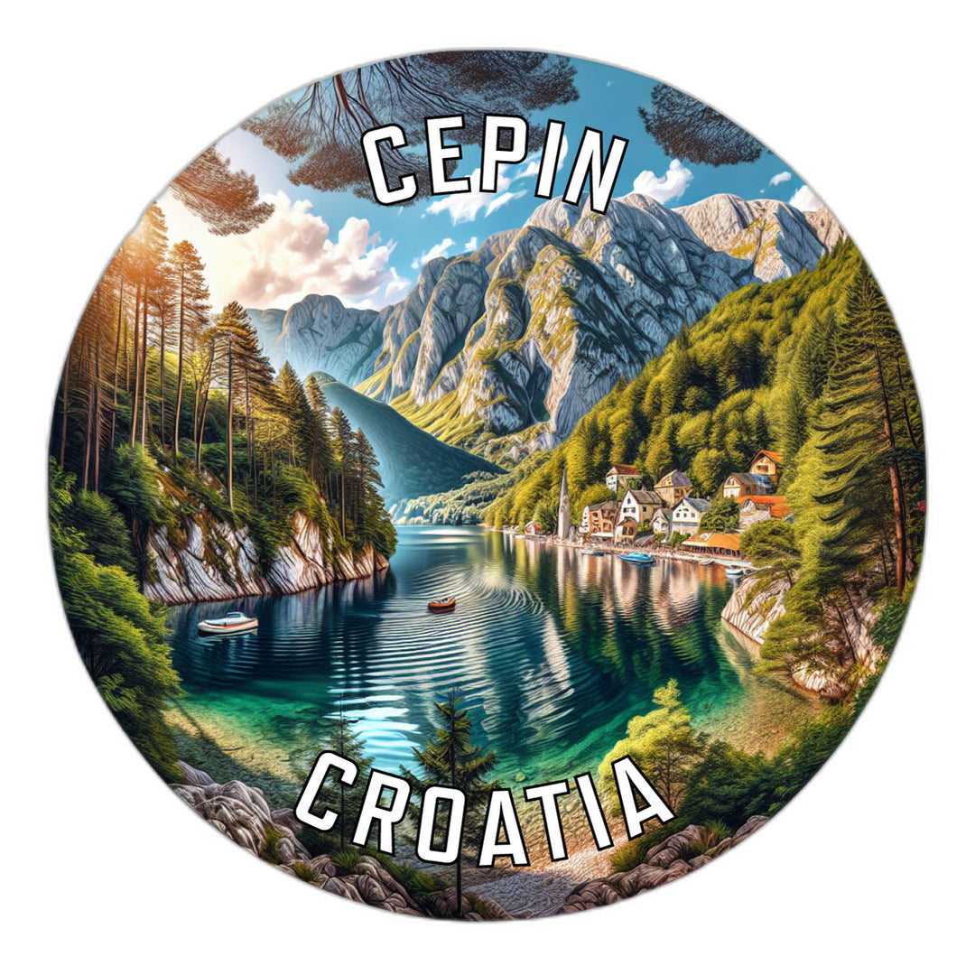 Cepin Croatia Souvenir Die Cut Flat Magnet Image 1