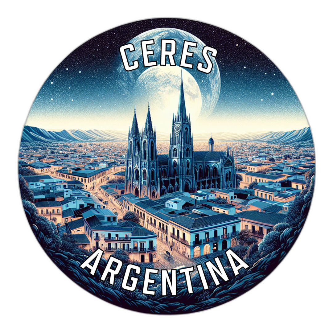 Ceres Argentina Souvenir Die Cut Flat Magnet Image 1