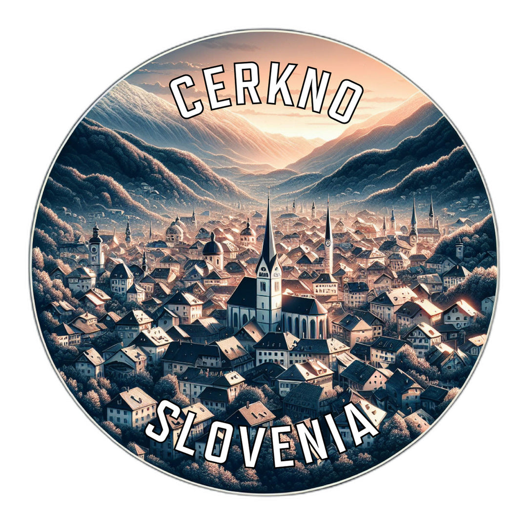 Cerkno Slovenia Souvenir Die Cut Flat Magnet Image 1