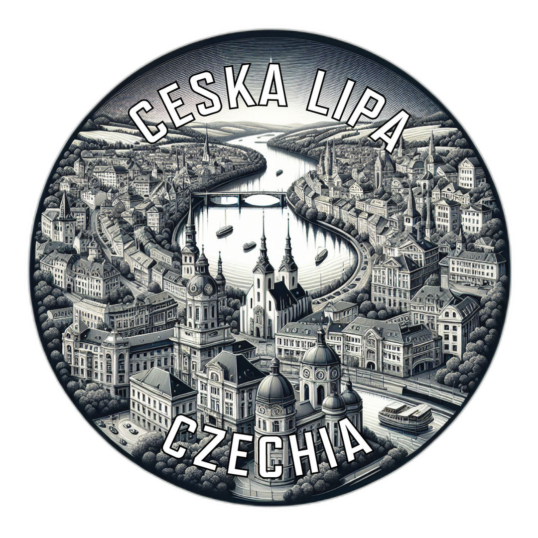 Ceska Lipa Czechia Souvenir Die Cut Flat Magnet Image 1