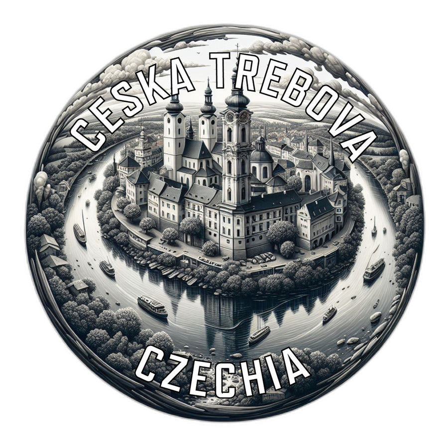 Ceska Trebova Czechia Souvenir Die Cut Flat Magnet Image 1