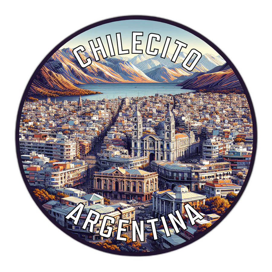 Chilecito Argentina Souvenir Die Cut Flat Magnet Image 1