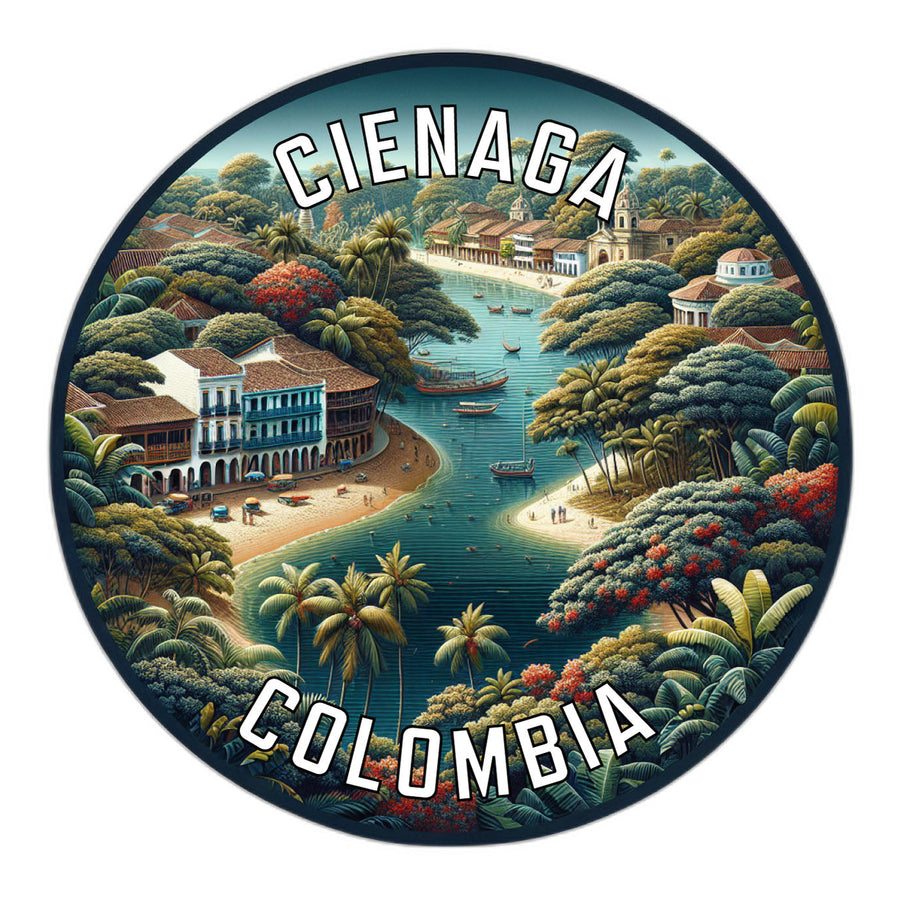 Cienaga Colombia Souvenir Die Cut Flat Magnet Image 1