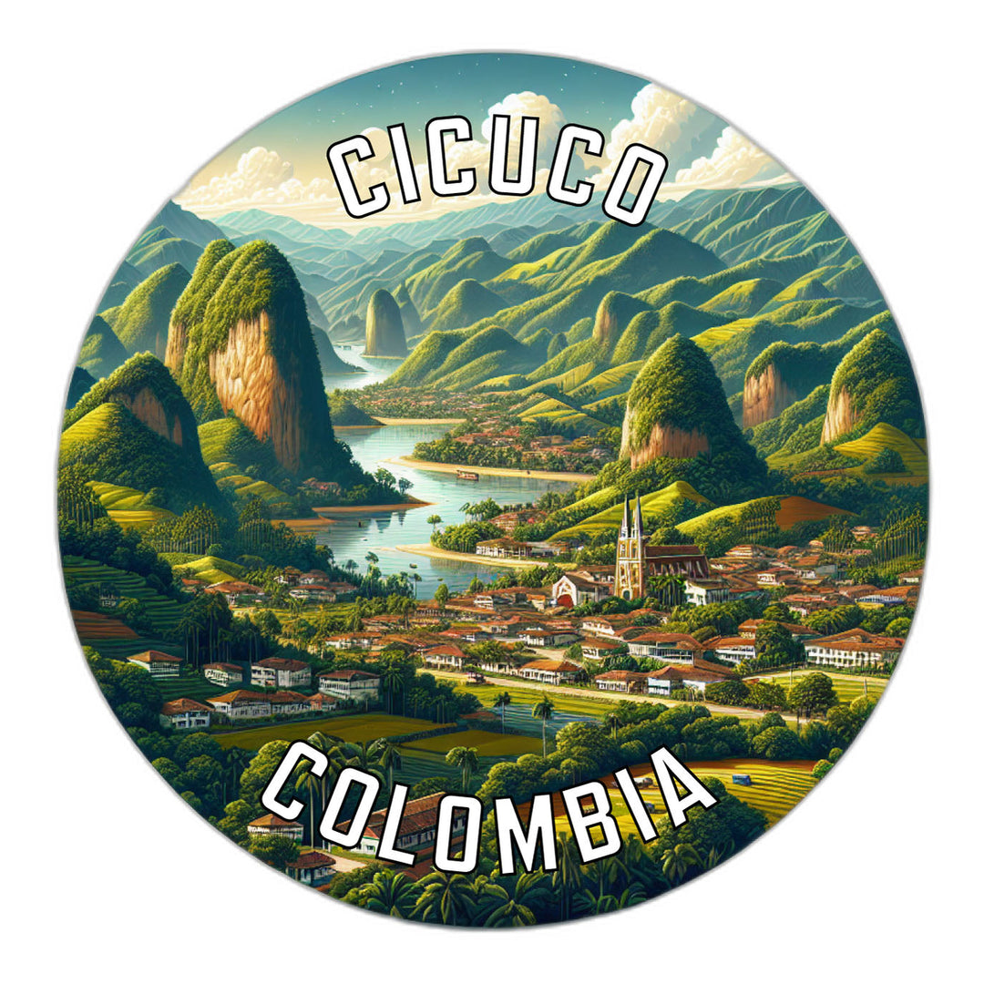 Cicuco Colombia Souvenir Die Cut Flat Magnet Image 1