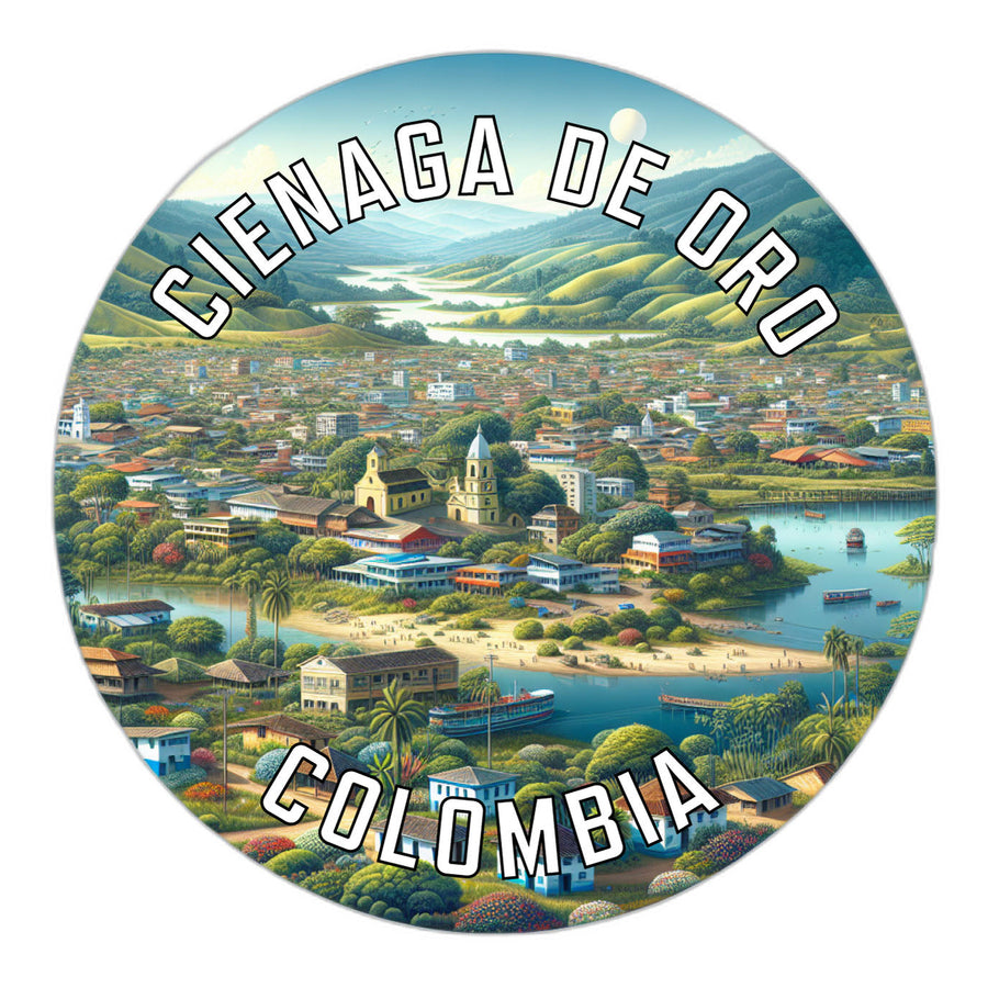 Cienaga de Oro Colombia Souvenir Die Cut Flat Magnet Image 1