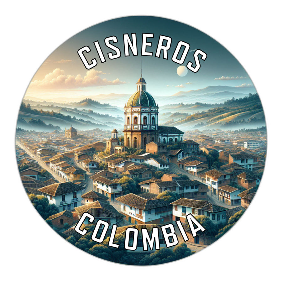 Cisneros Colombia Souvenir Die Cut Flat Magnet Image 1