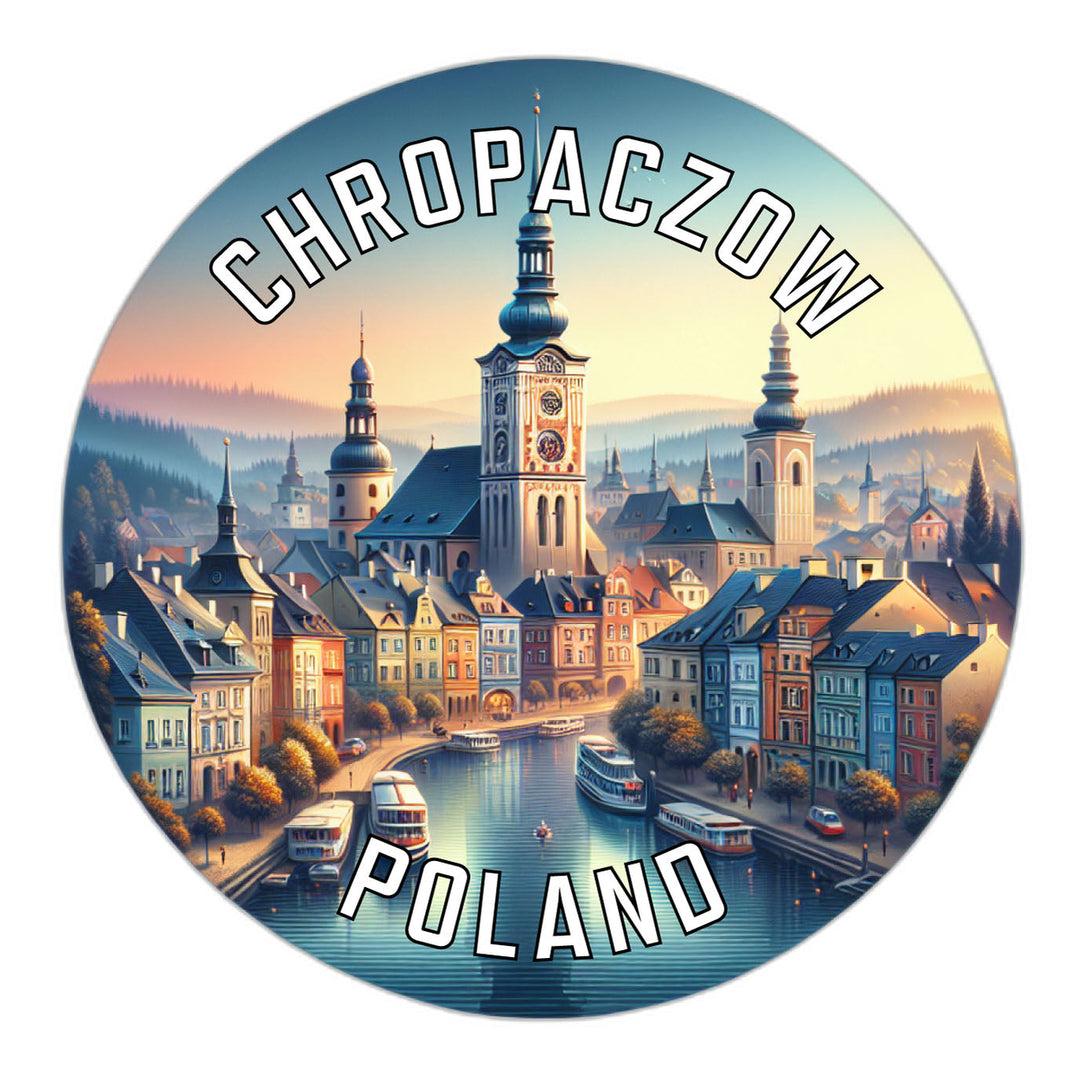 Chropaczow Poland Souvenir Die Cut Flat Magnet Image 1