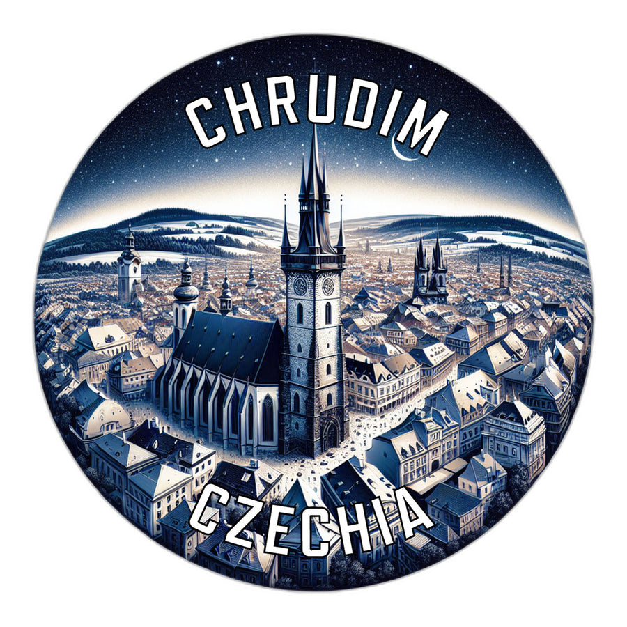 Chrudim Czechia Souvenir Die Cut Flat Magnet Image 1