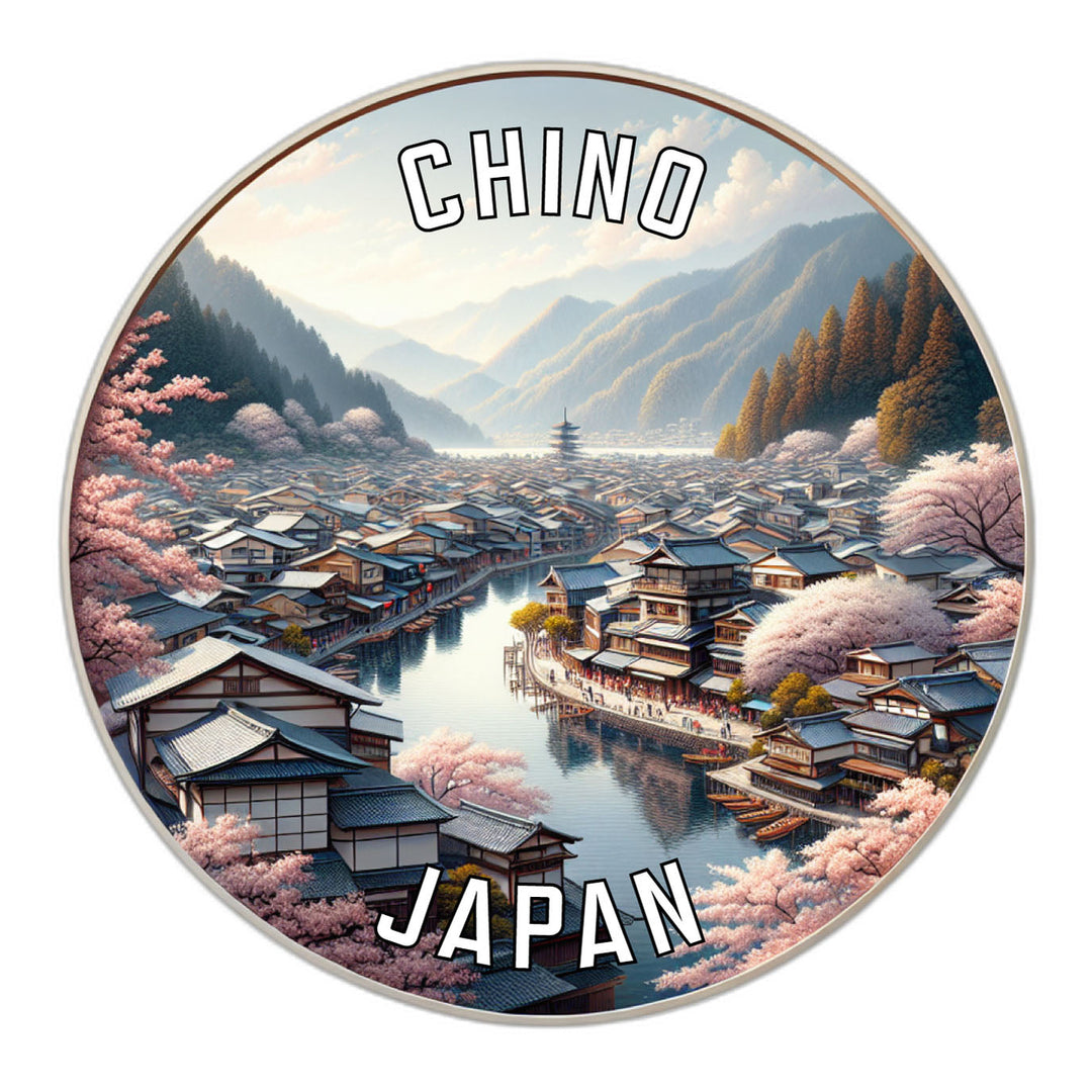 Chino Japan Souvenir Die Cut Flat Magnet Image 1