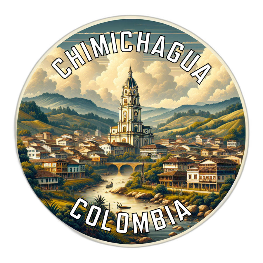 Chimichagua Colombia Souvenir Die Cut Flat Magnet Image 1