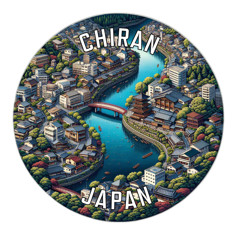 Chiran Japan Souvenir Die Cut Flat Magnet Image 1