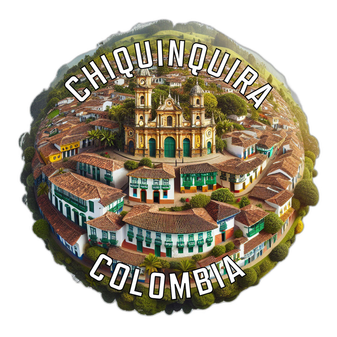 Chiquinquira Colombia Souvenir Die Cut Flat Magnet Image 1