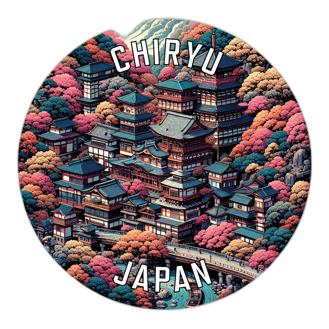 Chiryu Japan Souvenir Die Cut Flat Magnet Image 1