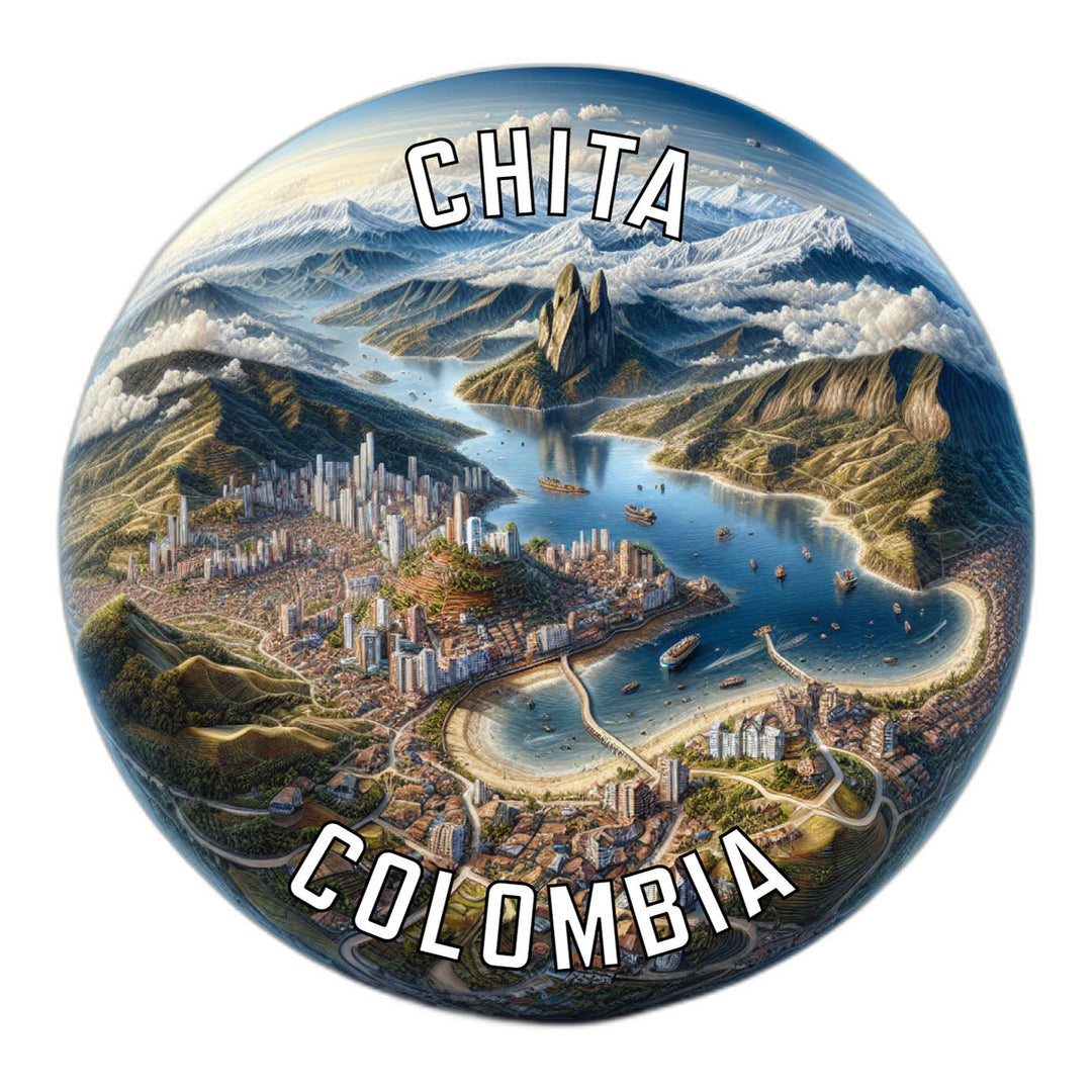 Chita Colombia Souvenir Die Cut Flat Magnet Image 1