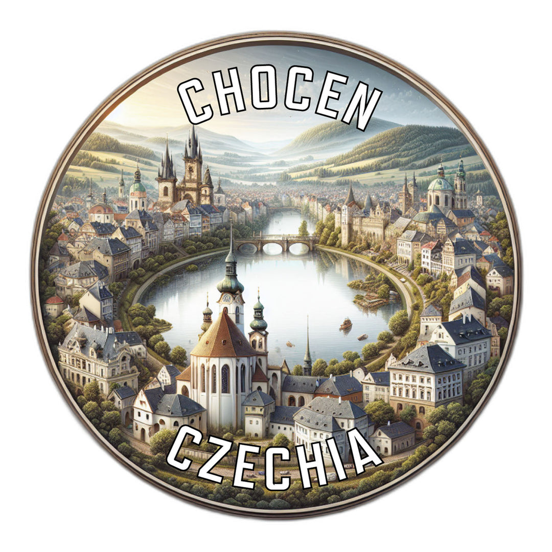 Chocen Czechia Souvenir Die Cut Flat Magnet Image 1