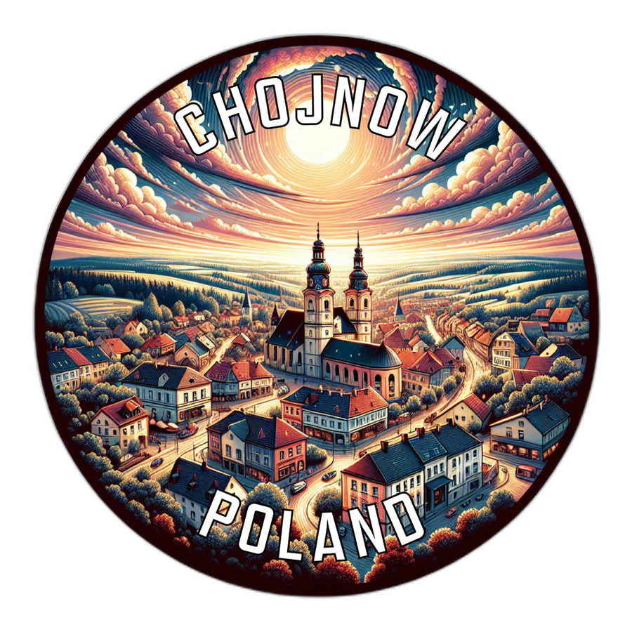 Chojnow Poland Souvenir Die Cut Flat Magnet Image 1