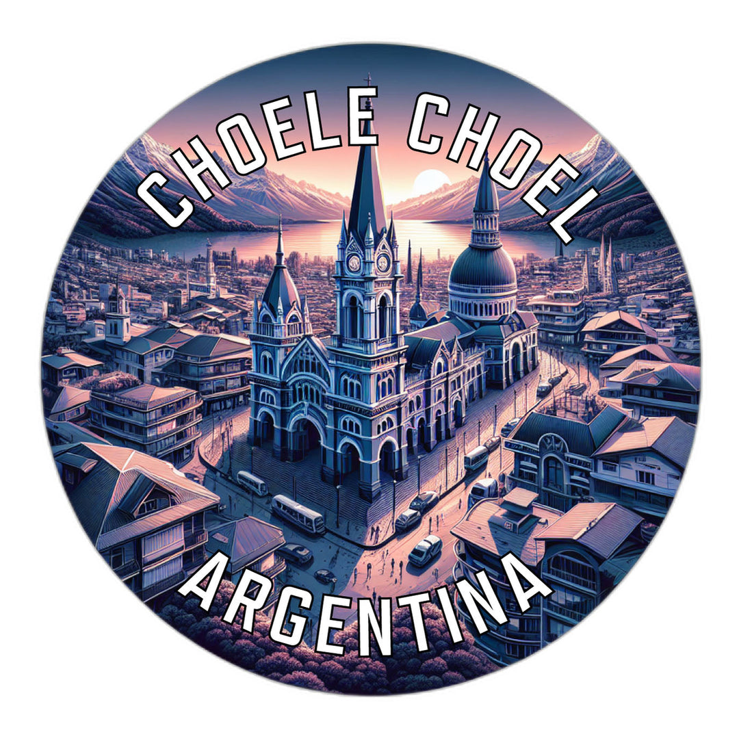 Choele Choel Argentina Souvenir Die Cut Flat Magnet Image 1