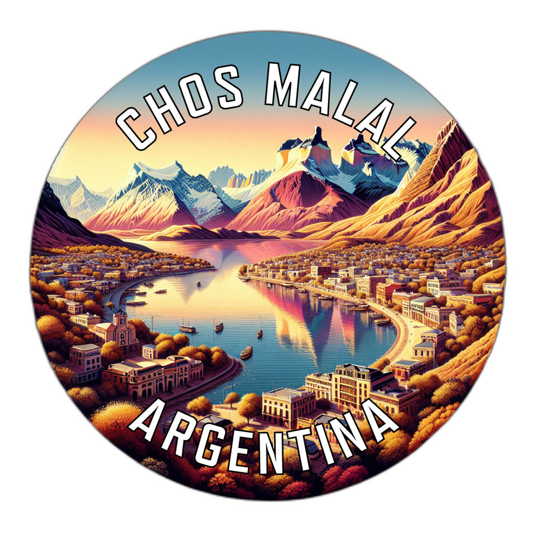 Chos Malal Argentina Souvenir Die Cut Flat Magnet Image 1