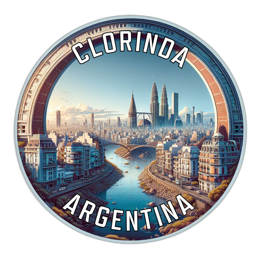 Clorinda Argentina Souvenir Die Cut Flat Magnet Image 1