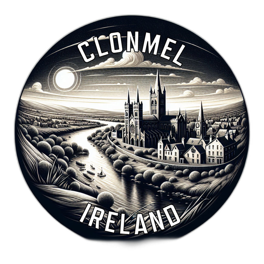 Clonmel Ireland Souvenir Die Cut Flat Magnet Image 1