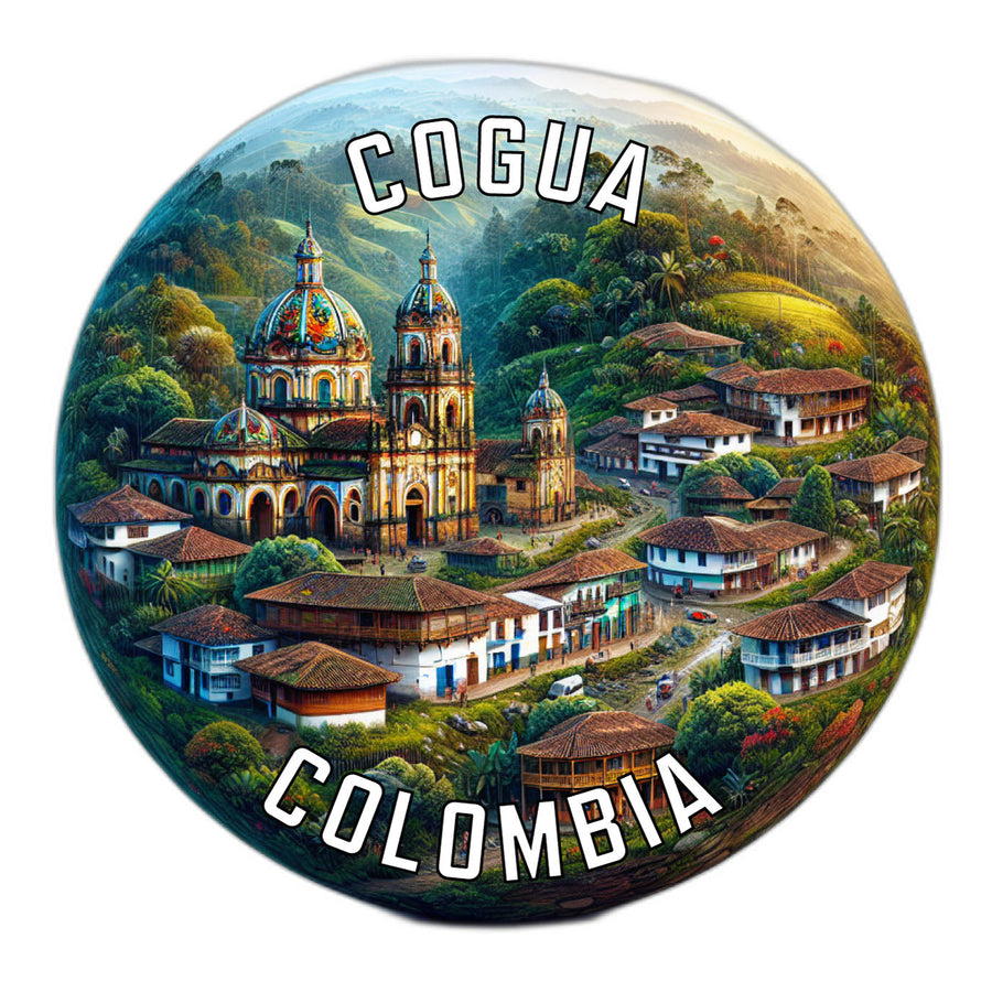 Cogua Colombia Souvenir Die Cut Flat Magnet Image 1