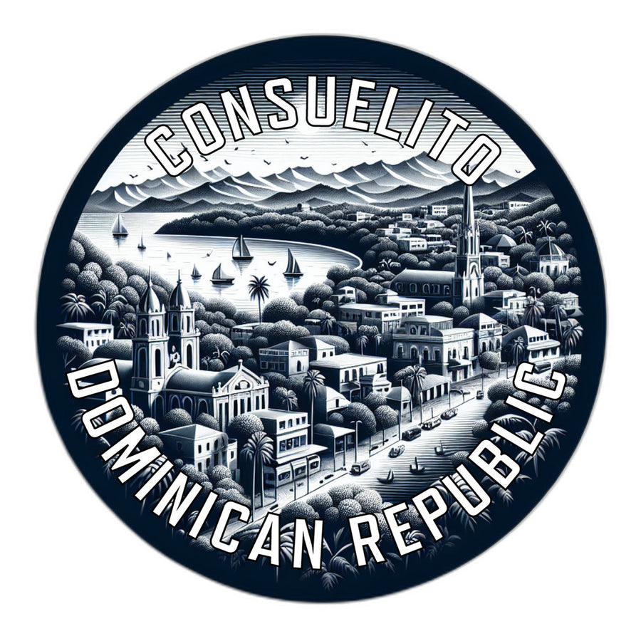 Consuelito Dominican Republic Souvenir Die Cut Flat Magnet Image 1