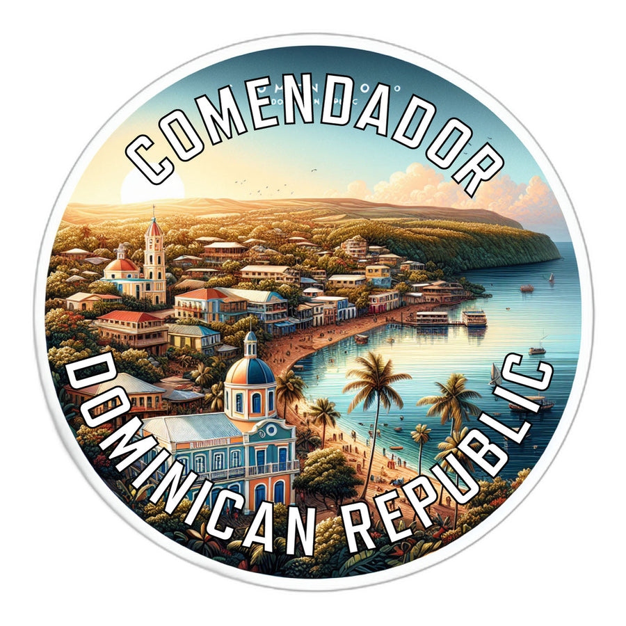 Comendador Dominican Republic Souvenir Die Cut Flat Magnet Image 1