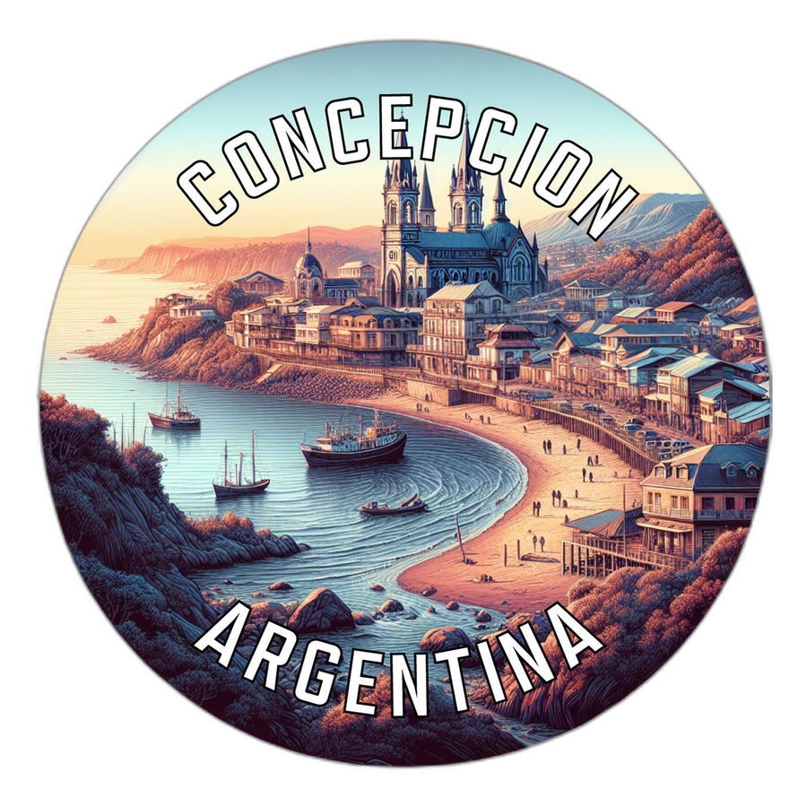 Concepcion Argentina Souvenir Die Cut Flat Magnet Image 1