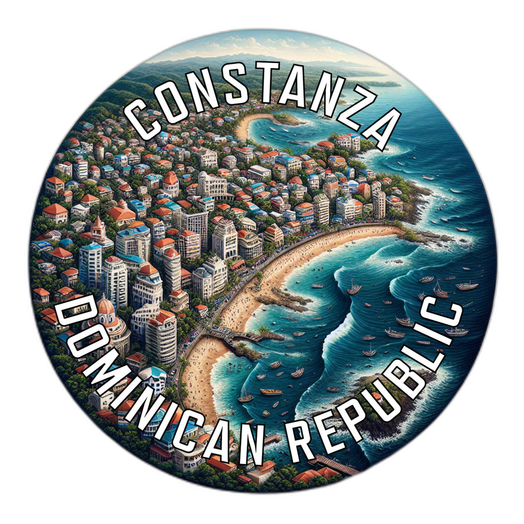 Constanza Dominican Republic Souvenir Die Cut Flat Magnet Image 1