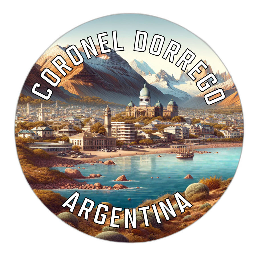 Coronel Dorrego Argentina Souvenir Die Cut Flat Magnet Image 1