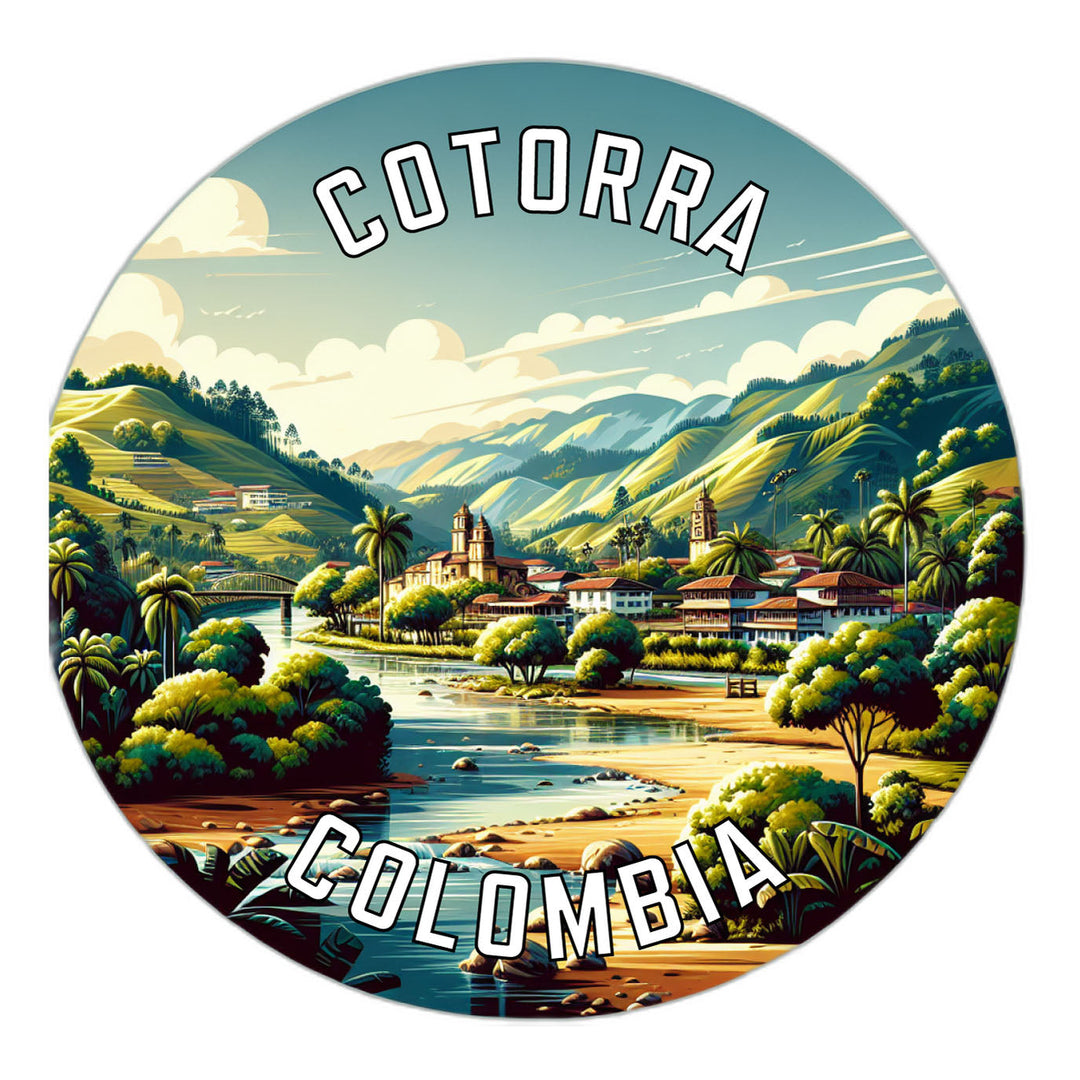 Cotorra Colombia Souvenir Die Cut Flat Magnet Image 1