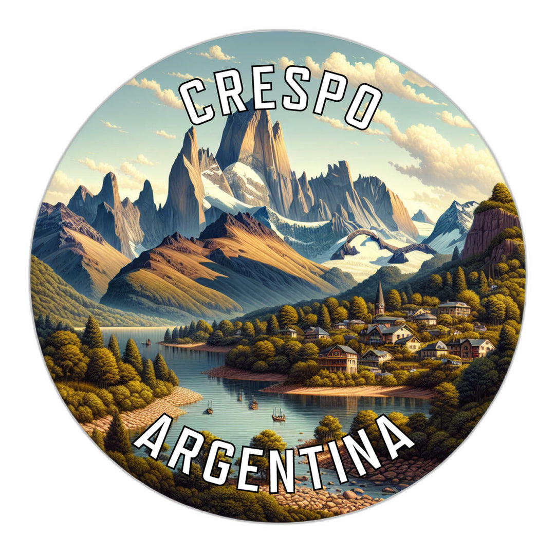 Crespo Argentina Souvenir Die Cut Flat Magnet Image 1