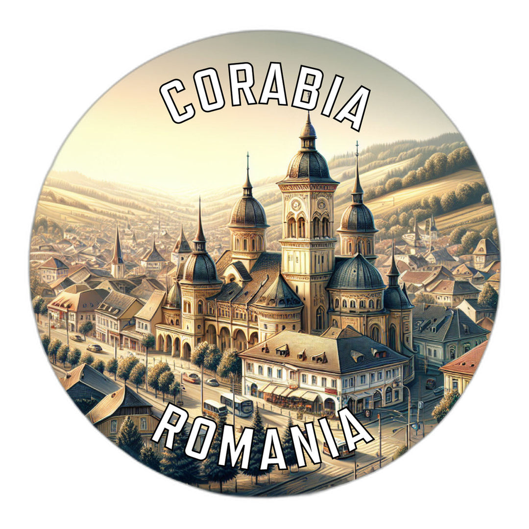 Corabia Romania Souvenir Die Cut Flat Magnet Image 1