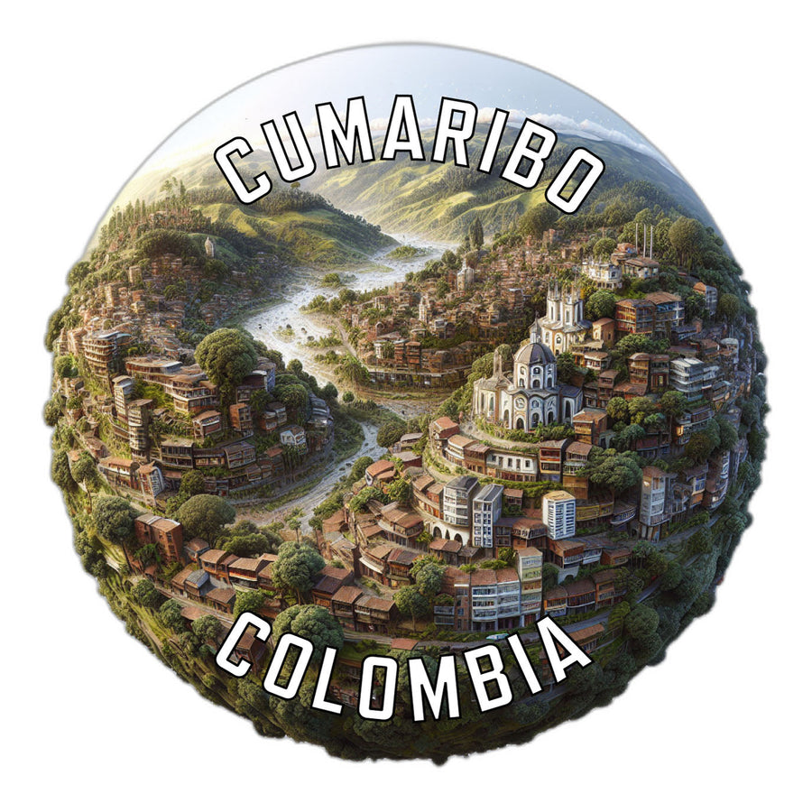 Cumaribo Colombia Souvenir Die Cut Flat Magnet Image 1