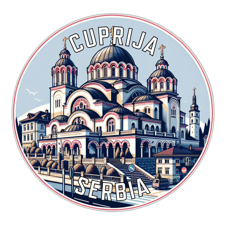 Cuprija Serbia Souvenir Die Cut Flat Magnet Image 1